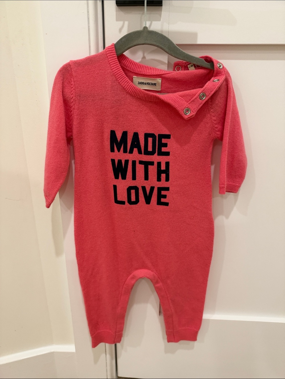 Zadig & Voltaire Didou Baby Sleepsuit